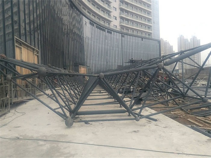 那曲万豪酒店雨棚网架